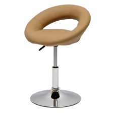 Полубарный стул Barneo N-84 Mira светло-коричневая кожа Полубарный стул Barneo N-84 Mira светло-коричневая кожа