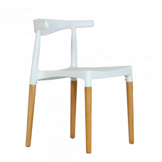 Стул Barneo N-219 Elbow интерьерный кухонный белый для кухни Стул Barneo N-219 Elbow интерьерный кухонный белый для кухни