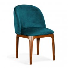 Стул Atreve grace, бирюзовый, ножки орех, BL85 Стул Atreve grace, бирюзовый, ножки орех, BL85