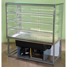 Витрина кондитерская Элка Сегежа 0,90 встройка, без панелей ЭлКа Витрина кондитерская Элка Сегежа 0,90 встройка, без панелей ЭлКа