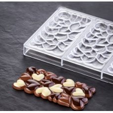 Форма д/шок. 'Chocolate Bar EROS' 154х77мм h11мм, 100гр, 3 ячейки, п/к PC5028FR, (коробка 2 шт.)