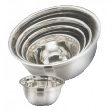 Миска полусферическая 1,30л d18см, без ручек, нержавеющая сталь GBL18, (коробка 17 шт.)