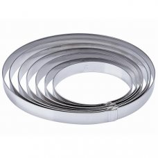 Форма кондитерская 'Круг' d20см h2см, нержавеющая сталь X2002, (коробка 4 шт.)