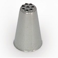 Насадка '8 отверстий' d25мм h40мм, нержавеющая сталь BX1713, (коробка 17 шт.)