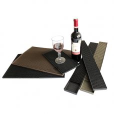 Коврик барный 59,5х8 см, черный, резиновый, серия Jiwins JW-GBM-BL, (коробка 7 шт.)