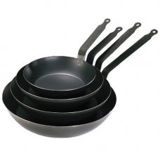 Сковорода d28см h4,7см, голубая сталь 'La Lyonnase' 5020.28