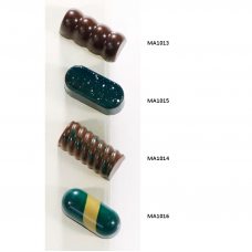 Форма д/шок. конфет 40,5х18мм h16мм, 10гр, 25 ячеек, п/к MA1016