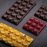 Форма д/шок. 'Chocolate Bar Bricks Mini' 70х70мм h10,5мм, 50гр, 6 ячеек, п/к PC5013FR, (коробка 2 шт.)