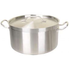 Кастрюля10л d28х16см,с крышкой, нержавеющая сталь X3041, (коробка 2 шт.)