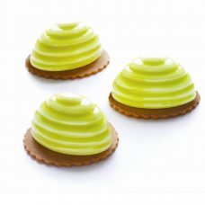 Форма силиконовая Pavoflex для пирож. 3D 'Полли' 78х56мм h43мм, 90мл, 12 ячеек PX4341S