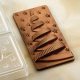 Форма д/шок. 'Chocolate Bar Xmas night' 154х77мм h15мм, 100гр, 3 ячейки, п/к PC5059FR