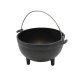 Котелок чугунный 0,475л d12,5см h6см, на ножках, цвет черный CW30151 Котелок чугунный 0,475л d12,5см h6см, на ножках, цвет черный CW30151