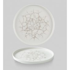 Тарелка мелкая 21см, h2см с прямым бортом, Chefs Plate, цвет Agate Grey, KTAGWP211