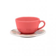 Пара чайная UNNI SHAPE PIQUENIQUE (чашка 200мл и блюдце 14см) Oxford 127272, AY04-5823, (коробка 14 шт.)