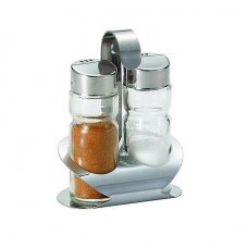 Набор для специй 2 предмета (соль, перец) 'Спайс', с крюком 416