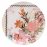 Тарелка мелкая UNNI SHAPE BUQUE TROPICAL 26см Oxford 126318, AY02-5820, (коробка 17 шт.)