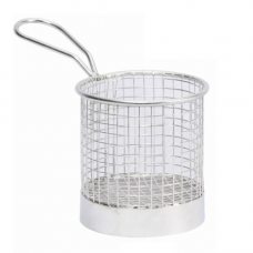 Емкость для закусок сетчатая круглая d9см h9см, нержавеющая сталь BSKR9NM, (коробка 6 шт.) Емкость для закусок сетчатая круглая d9см h9см, нержавеющая сталь BSKR9NM, (коробка 6 шт.)