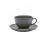 Пара чайная FLAT Shape GRAY (чашка 200мл и блюдце 14см) Oxford 136444, AO04-1C06, (коробка 13 шт.)