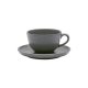 Пара чайная FLAT Shape GRAY (чашка 200мл и блюдце 14см) Oxford 136444, AO04-1C06 Пара чайная FLAT Shape GRAY (чашка 200мл и блюдце 14см) Oxford 136444, AO04-1C06