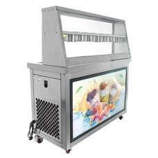 Фризер для ролл мороженого KCB-2F (контейнеры, свет.короб, стол для топпингов, 2 компр) Foodatlas Фризер для ролл мороженого KCB-2F (контейнеры, свет.короб, стол для топпингов, 2 компр) Foodatlas