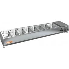 Настольная охлаждаемая витрина для ингредиентов HICOLD VRTO 1835 Настольная охлаждаемая витрина для ингредиентов HICOLD VRTO 1835