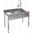 Стол для грязной посуды HICOLD НСДПМ-12/7,4БЛ с отверстием для отходов Стол для грязной посуды HICOLD НСДПМ-12/7,4БЛ с отверстием для отходов