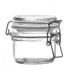 Банка с бугельным замком 170 мл с крышкой