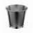 Ведро для подачи 162 мм Luxstahl 80822 mirror polish, (коробка 10 шт.)