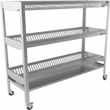 Стеллаж для сушки подносов на колесах КОБОР СДПК-100/53/430 Стеллаж для сушки подносов на колесах КОБОР СДПК-100/53/430