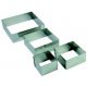 Форма кондитерская квадрат MGSTEEL 47262 нерж.сталь, L8, B=8, H=4 см