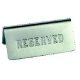 Табличка &quot;Резерв&quot; MGSteel 120*55 мм. горизонтальная, нерж.