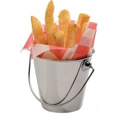 Ведерко для подачи MGSteel нерж. 95*50 мм. 375 мл. Ведерко для подачи MGSteel нерж. 95*50 мм. 375 мл.
