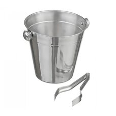 Ведро д/льда 1,5л + щипцы нерж