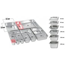 Гастроемкость Rational GN 1/1-100 н/сталь 6013.1110 Гастроемкость Rational GN 1/1-100 н/сталь 6013.1110