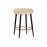 Барный стул Plato white fabric