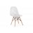Деревянный стул Kvadro 1 white / wood