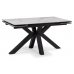 Керамический стол Бронхольм 140(200)х80х77 белый мрамор / черный Керамический стол Бронхольм 140(200)х80х77 белый мрамор / черный