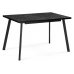 Стол Цефей 120(160)х75х75 файерстоун / черный матовый Стол Цефей 120(160)х75х75 файерстоун / черный матовый