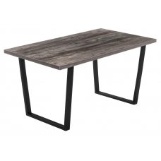 Стол Эльпатия 130 дуб рошелье / черный матовый Стол Эльпатия 130 дуб рошелье / черный матовый