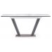 Стол на тумбе Петир 120(160)х80х75 ультра белый / гриджио / камень серый Стол на тумбе Петир 120(160)х80х75 ультра белый / гриджио / камень серый