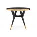 Стол Selina 80х72 black / gold Стол Selina 80х72 black / gold