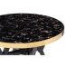 Стол Selina 80х72 black / gold Стол Selina 80х72 black / gold