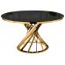 Стол Twist gold / black Стол Twist gold / black