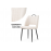 Стул на металлокаркасе Barton beige / black Стул на металлокаркасе Barton beige / black