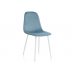 Стул на металлокаркасе Capri blue / white