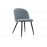 Стул на металлокаркасе Gabi 1 gray / black Стул на металлокаркасе Gabi 1 gray / black
