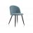 Стул на металлокаркасе Gabi 1 light blue / black Стул на металлокаркасе Gabi 1 light blue / black