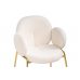 Стул на металлокаркасе Kalipso white / gold