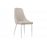 Стул на металлокаркасе Kora white / beige