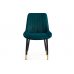 Стул на металлокаркасе Seda 1 green / gold / black